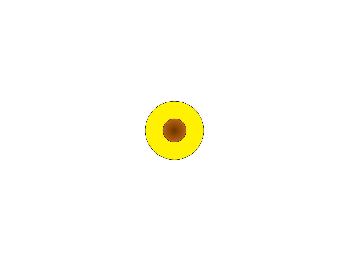 Fil UL 1015/MTW/CSA/HAR 1.00mm²(18AWG) - jaune, bobine à 305m