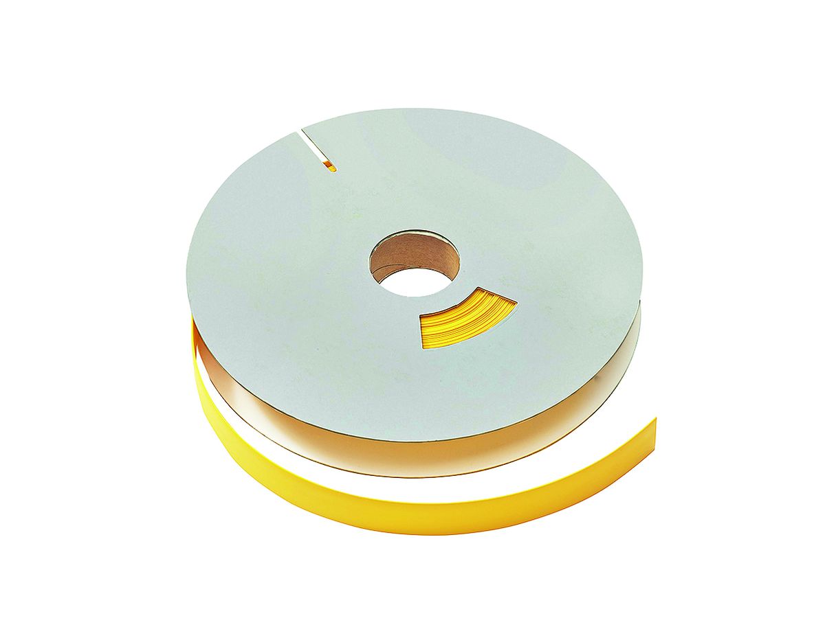 marqueur rétractable 12/4 - jaune, 4,0mm-12,0mm, rouleaux à 20m