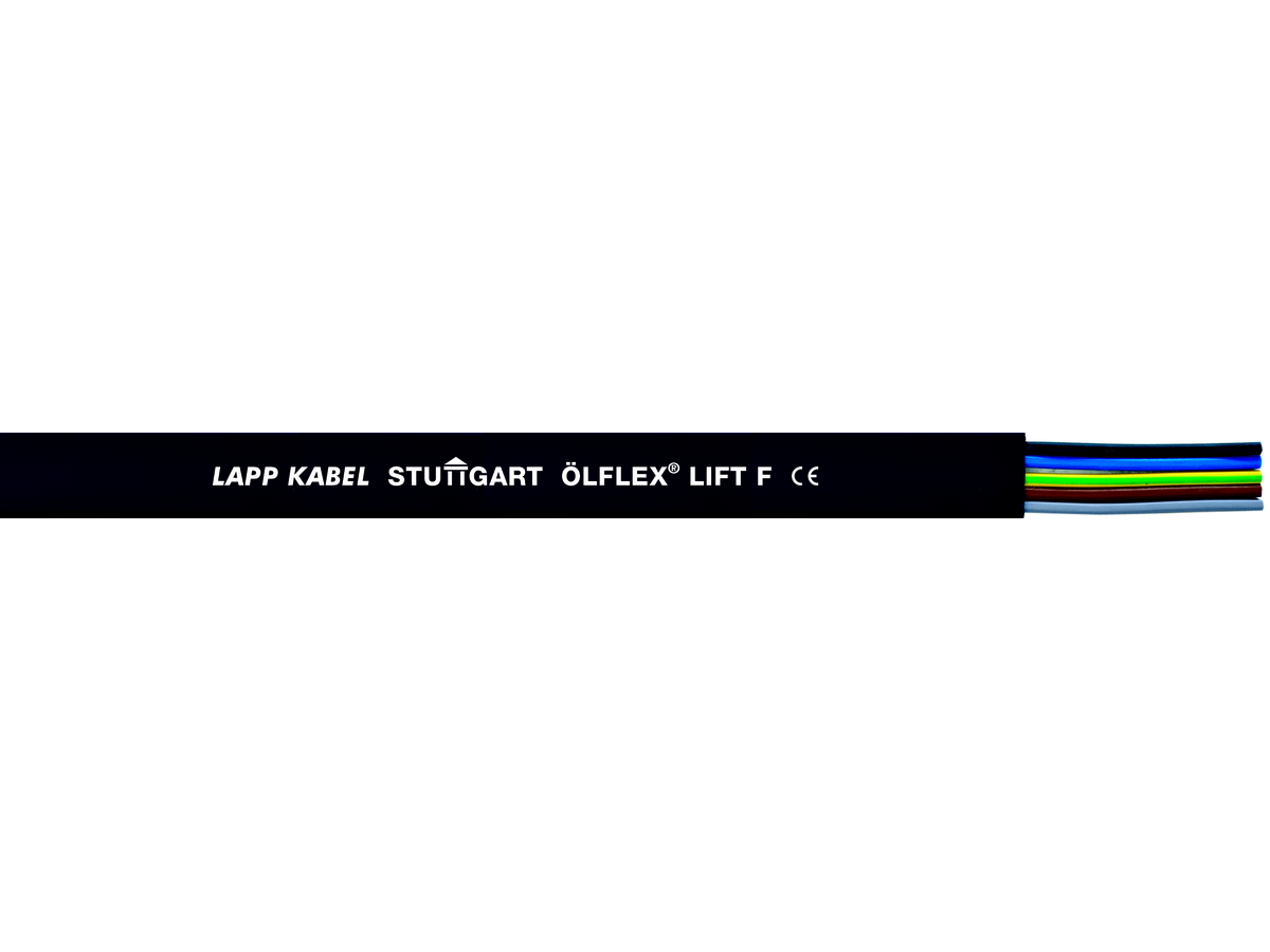 ÖLFLEX LIFT T 4G 10,00mm² - Dimensions extérieur: 30,5 x 9,5mm